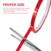 Red Glitter Car Decorative Stripe Tape