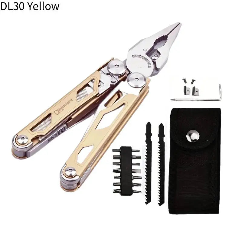 Folding Multi-Tool Pliers with 20-In-1 Functions