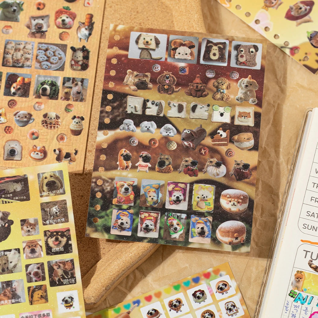 Tierkampf ausgeschnittene Sticker-Buch