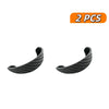 Two carbon fiber rain covers for car rear cameras, designed to provide waterproof protection and clear reversing vision.