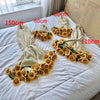 Hand Knitted Rose Bouquet Throw Blanket