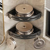 Corner Shower Caddy - Adhesive Mount Bathroom Shelf