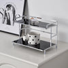 Two-Tier Metal Desktop Storage Rack