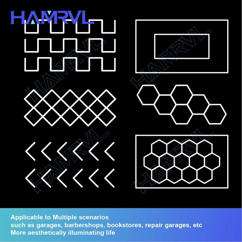 Hexagon LED Ceiling Light Panel