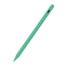 A light green universal capacitive stylus pen shown diagonally against a white background.