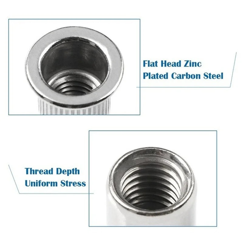150-Piece Rivet Nut Kit with Gun and Mandrels
