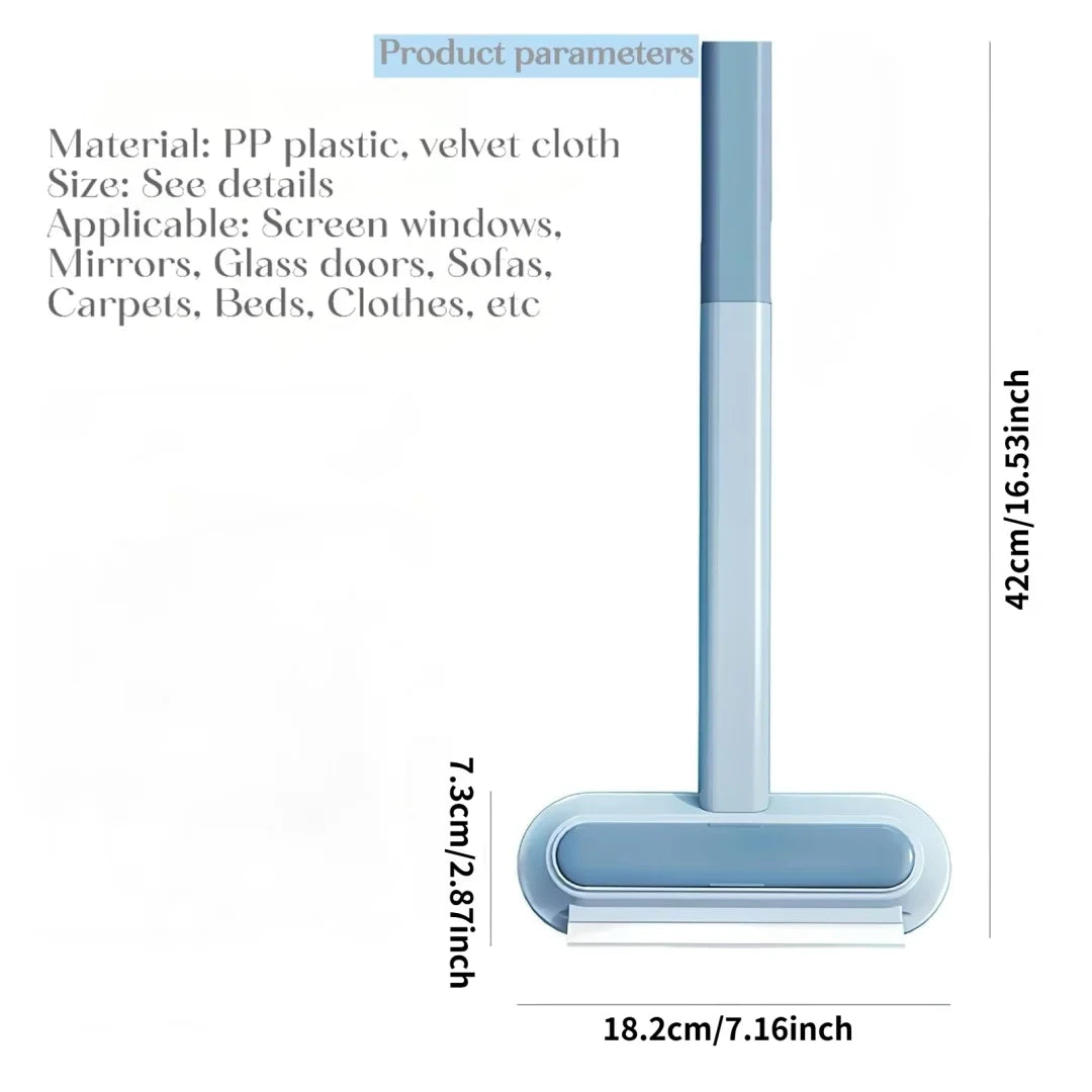 4-in-1 Reusable Pet Hair Remover with Long Handle