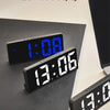 Modern LED Alarm Clock with Voice Control and Night Mode