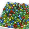 50 Colorful 14mm Glass Marbles for Vase, Fish Tank & Home Decor