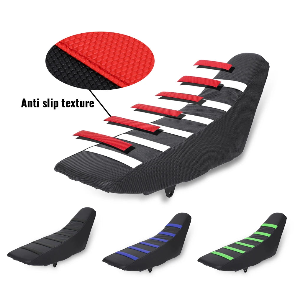 Universal Ribbed Gripper Seat Cover for Dirt & Pit Bikes