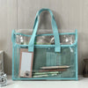 Clear PVC Tote Bag with Reinforced Handles