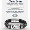 Infinity Knot Leather Bracelet for Men