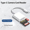 2-in-1 USB-C Camera Card Reader for iPhone and iPad