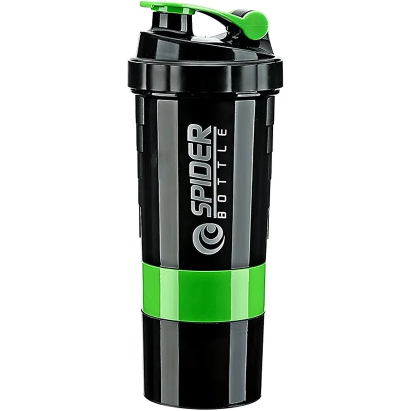 3-Compartment Protein Shaker Bottle