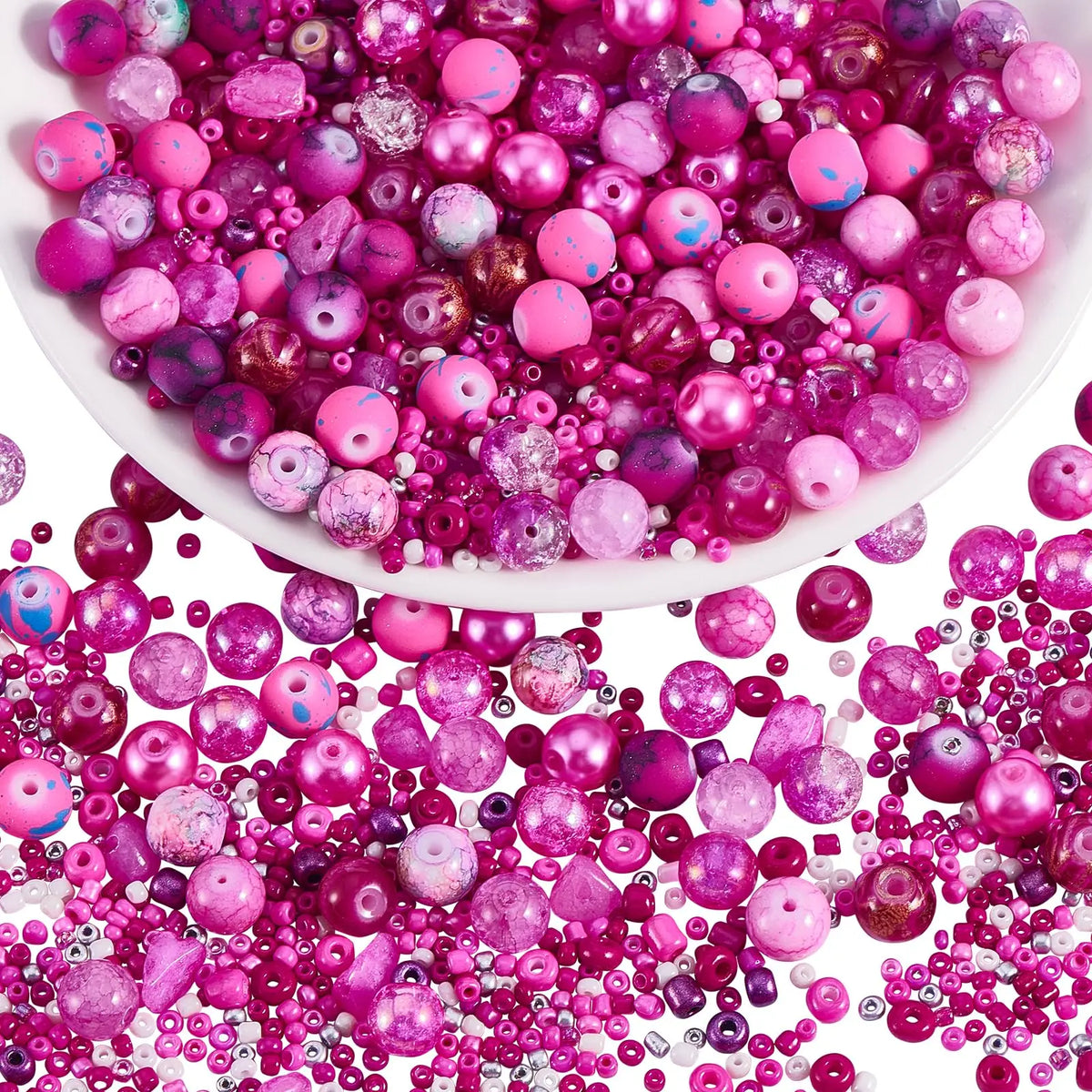Mixed Size Green Czech Glass Seed Beads for Jewelry Making