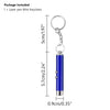 Pocket Laser Pointer & LED Flashlight Keychain