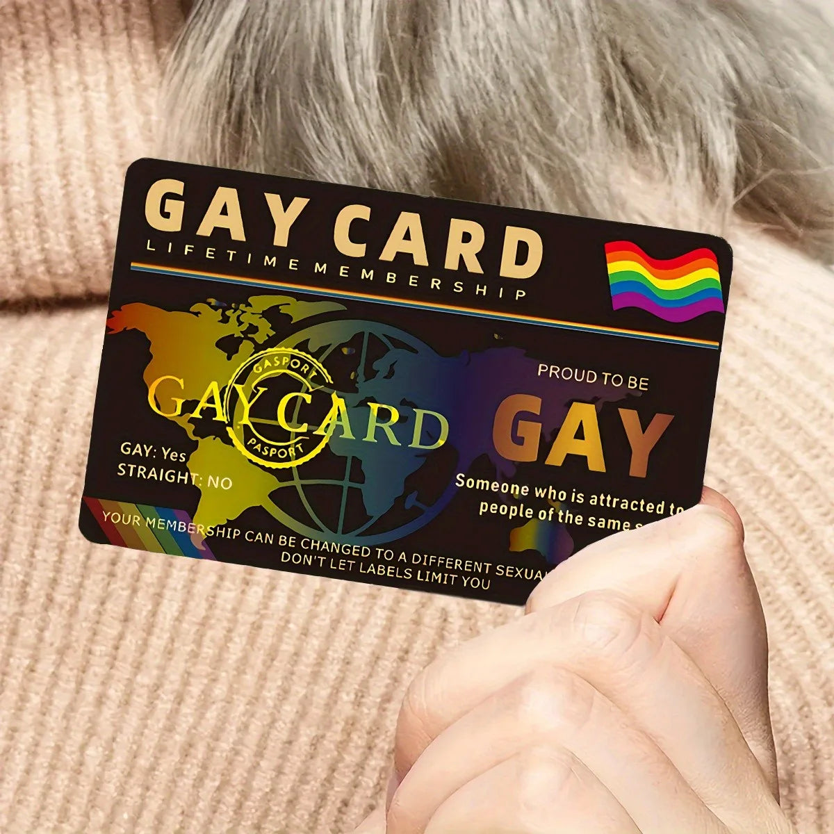Tarjeta de Identificación de Membresía de Por Vida Pride