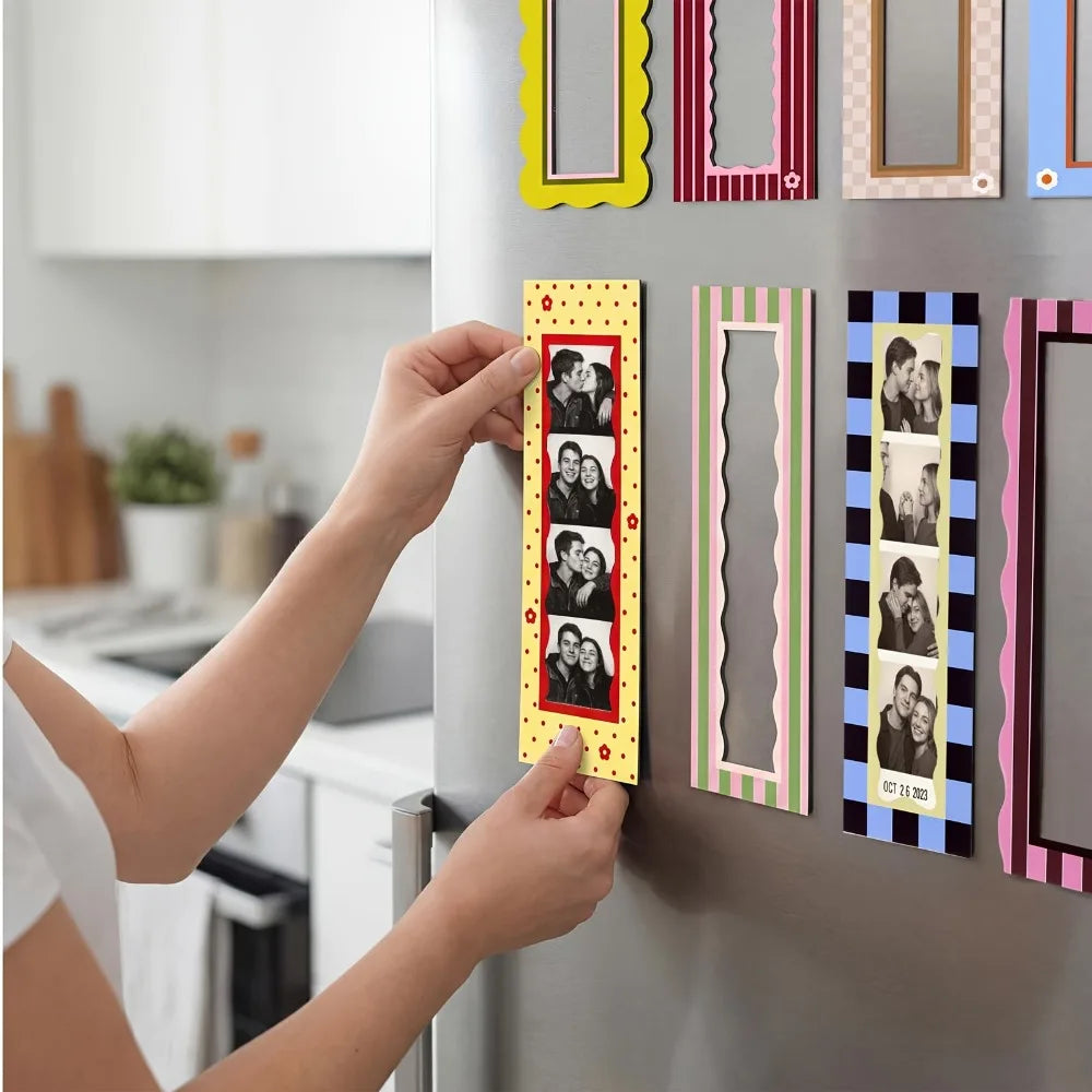 Magnetic Photo Frame Set for Fridge Display
