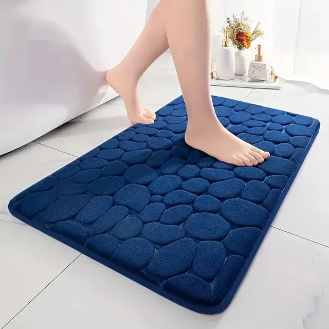 3D Cobblestone Non-Slip Bathroom Mat