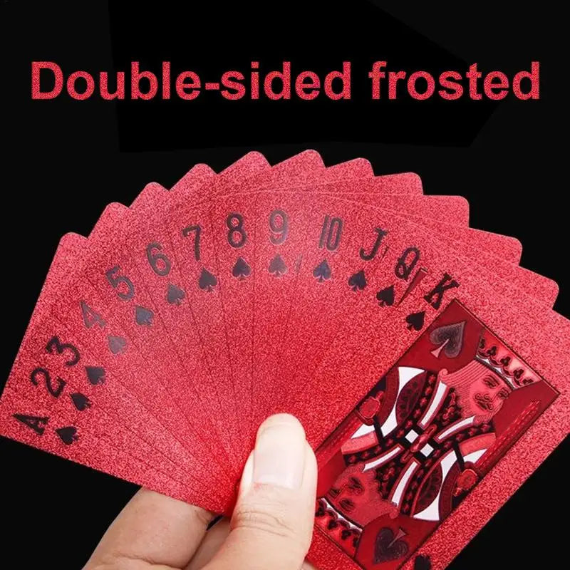 Waterproof Red Playing Cards for Poker & Parties