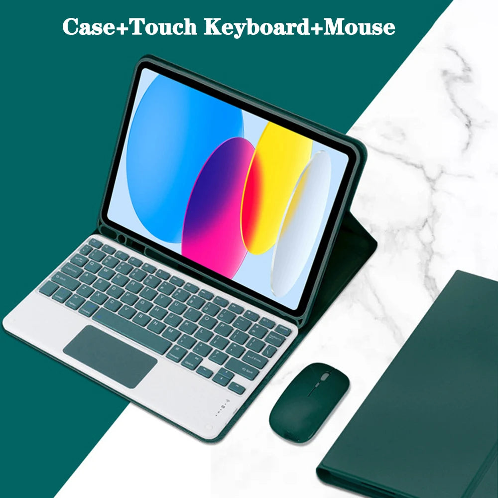 Detachable Keyboard Case for iPad 10th Gen and iPad 11th Gen (A16)