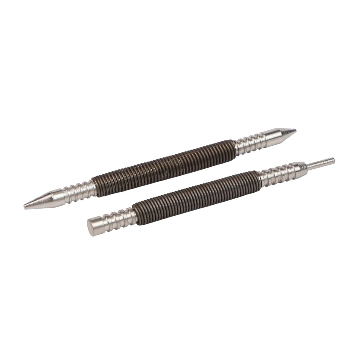 Spring-Loaded Dual-Head Nail Setter with Hinge Pin Remover (2-Piece Set)
