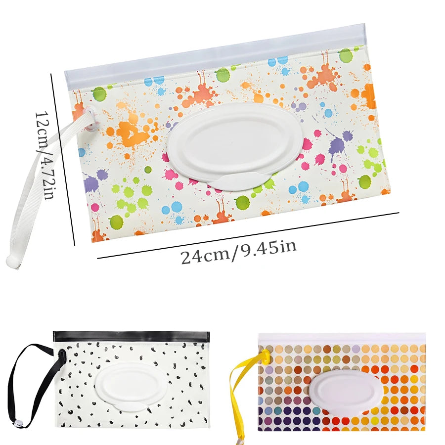 EVA Flip-Top Wet Wipes Pouch for Baby Strollers