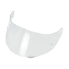 Clear replacement helmet visor with anti-fog coating