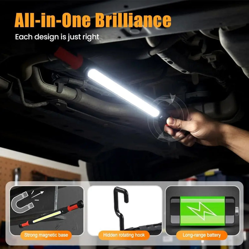 Wiederaufladbare magnetische LED-Arbeitsleuchte
