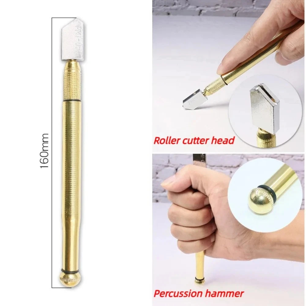 Precision Glass & Tile Cutter with Ergonomic Handle