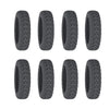 Silent Silicone Luggage Wheel Protectors (8-Pack)
