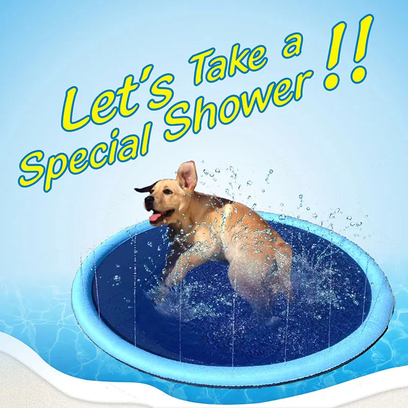 Inflatable Pet Cooling Sprinkler Mat