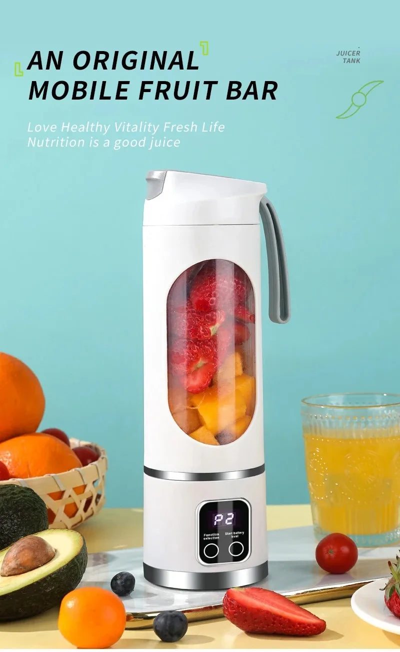 Portable USB Rechargeable Fruit Juicer Blender Cup