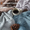 Breathable 4-Layer Cotton Muslin Blanket — Lightweight & Soft for All Seasons