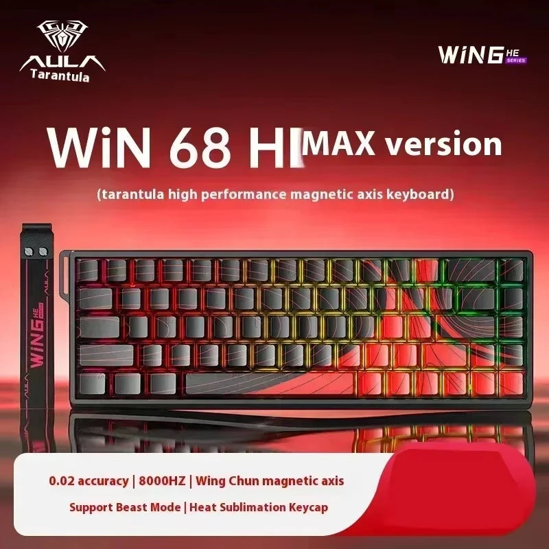 Aula Win60/Win68 Magnetic Switch Gaming Keyboard with 8K Polling