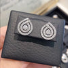 Boucles d'oreilles en zircon cubique géométriques
