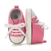 Classic Canvas First Walker Shoes for Babies with Star Print