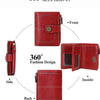 Vintage RFID-Blocking Tri-Fold Wallet with Ample Storage