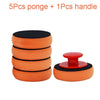 Ergonomic Car Wax Applicator with Replaceable Foam Pads