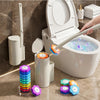 Dual-Use Toilet Brush Set with Holder