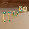 Dainty Square Hoop Earrings Set