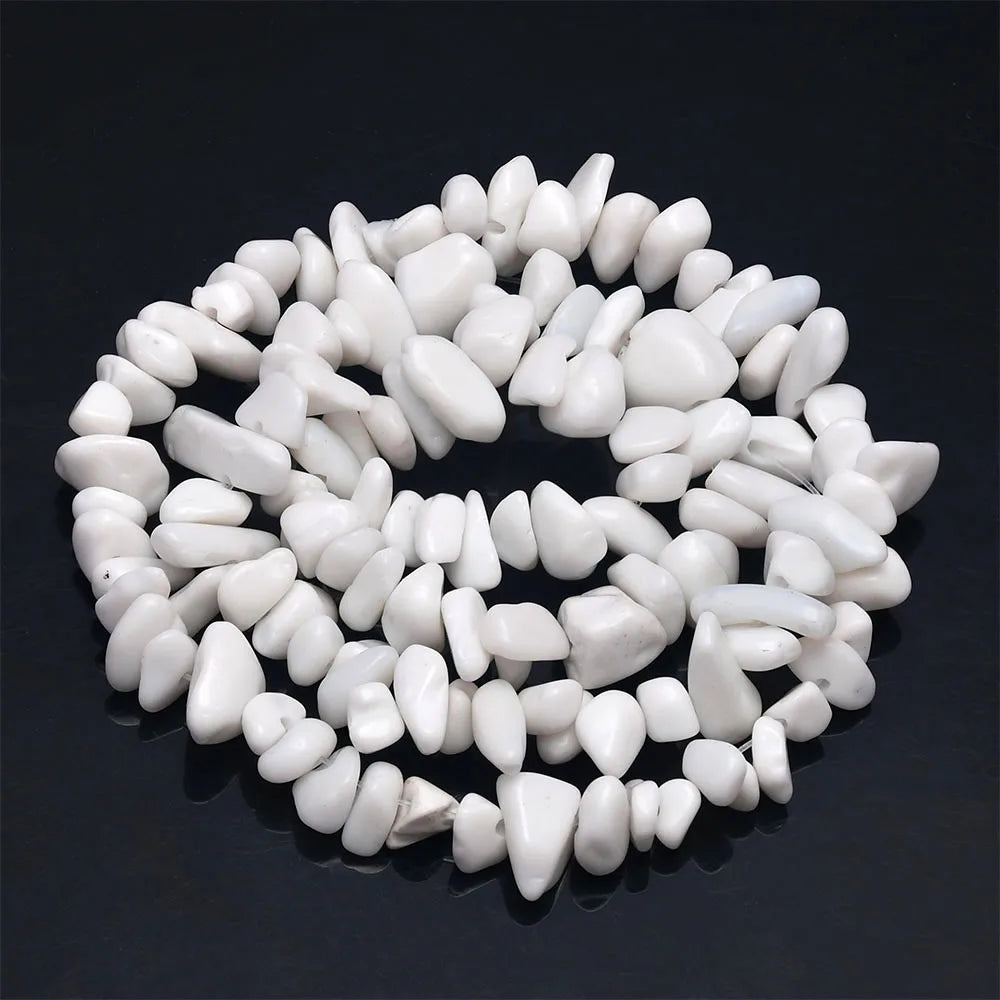 Natural Stone Beads Strand for Jewelry Making – Irregular Crystal Agate Chips