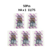 50 pieces of HA x 1 11/75 sewing machine needles in individual plastic packaging