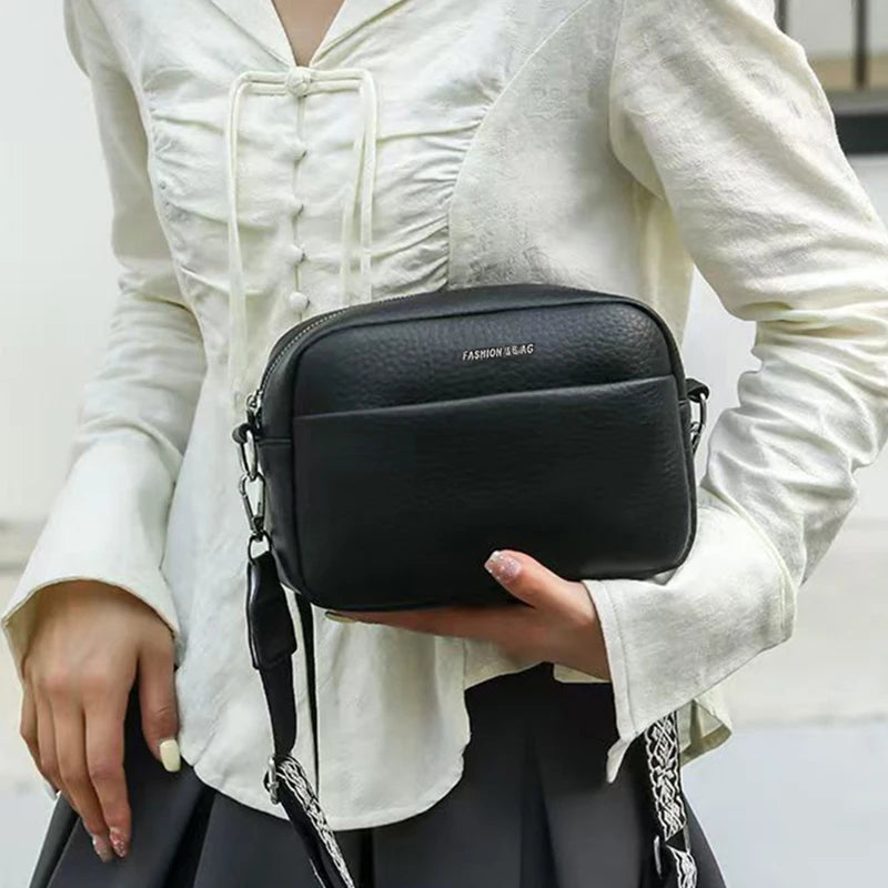 Bolso bandolera estructurado de PU