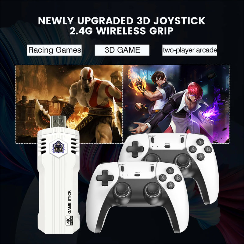 Retro Gaming Console X2L with 4K Output & Wireless Controllers