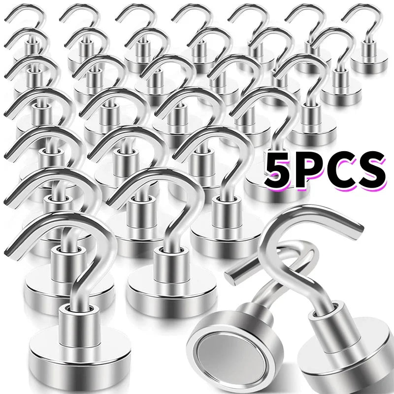 Heavy Duty Neodymium Magnet Hooks for Secure Hanging