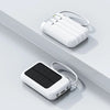 50.000mAh Solar-Powerbank mit integrierten Kabeln