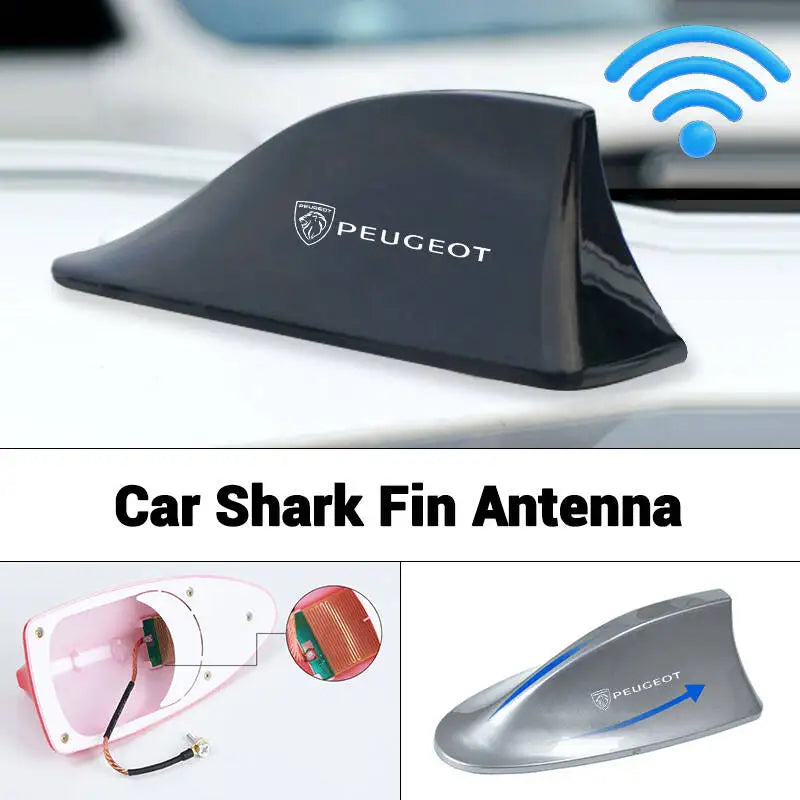 Shark Fin Car Antenna with FM/AM Signal Booster