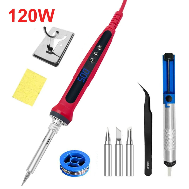 80W Digital LCD Soldering Iron Kit