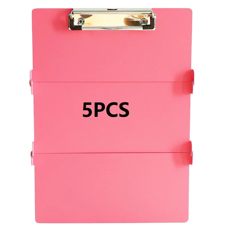 Foldable Aluminum Alloy Clipboard with Storage
